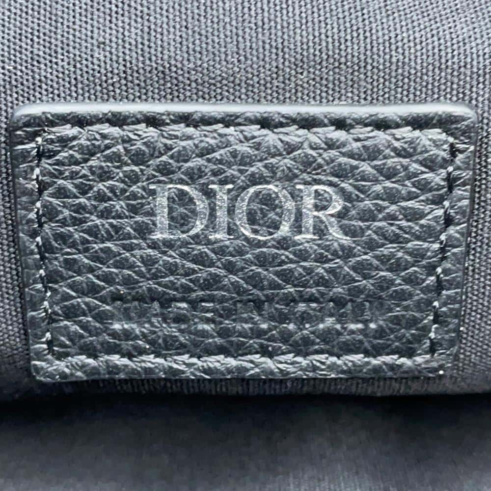 Christian Dior Body Bum Crossbody Belt Bag Saddle Leather Black - Picture 11 of 11